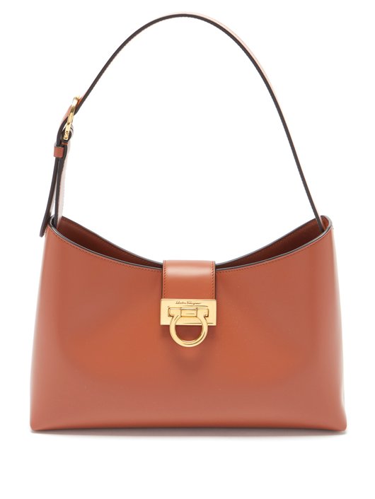 Trifolio leather shoulder bag