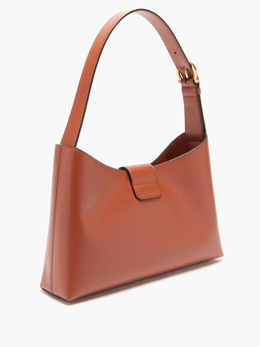 Trifolio leather shoulder bag