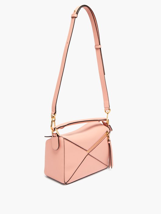 Puzzle small leather cross-body bag