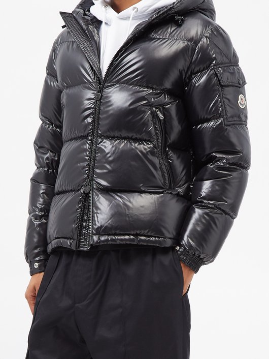 Moncler Ecrins hooded quilted down coat