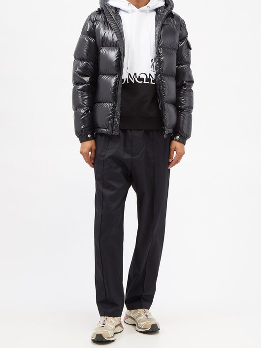 Moncler Ecrins hooded quilted down coat