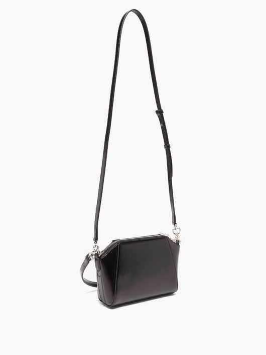 Antigona nano leather cross-body bag