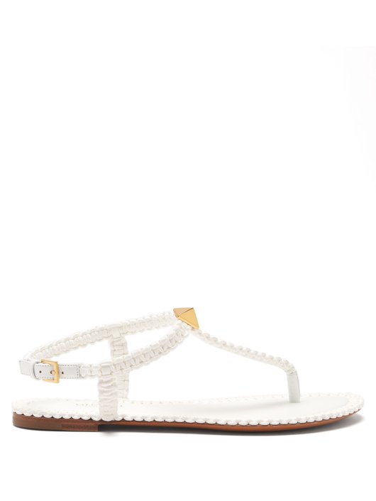 Roman Stud crochet sandals