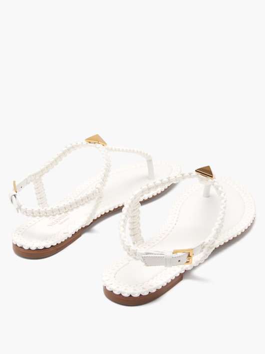 Roman Stud crochet sandals