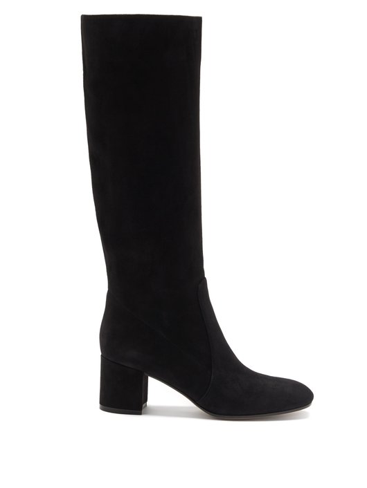 Knee-high 45 suede boots