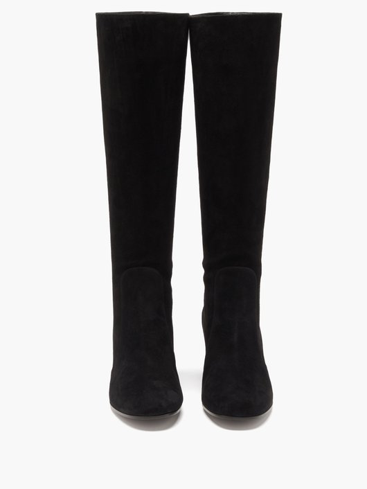 Knee-high 45 suede boots