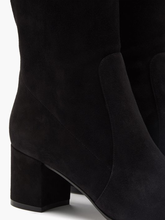 Knee-high 45 suede boots