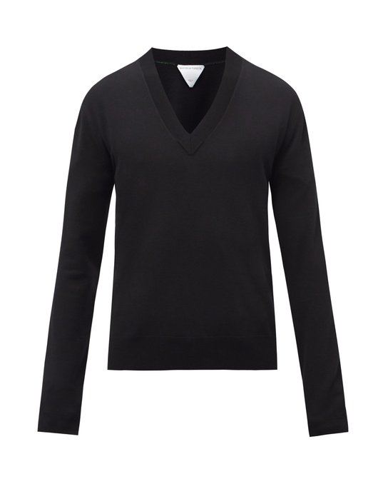 Bottega Veneta V-neck wool-blend sweater