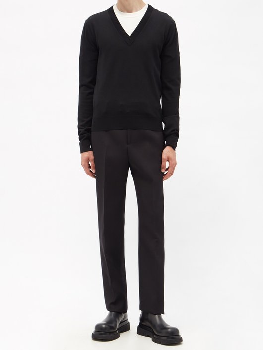 Bottega Veneta V-neck wool-blend sweater