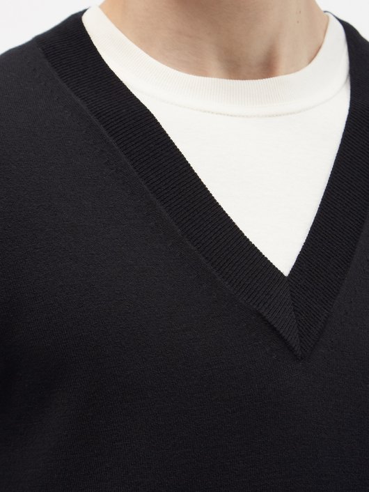 Bottega Veneta V-neck wool-blend sweater