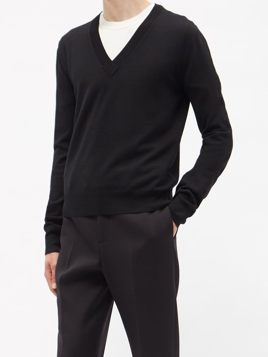 Bottega Veneta V-neck wool-blend sweater