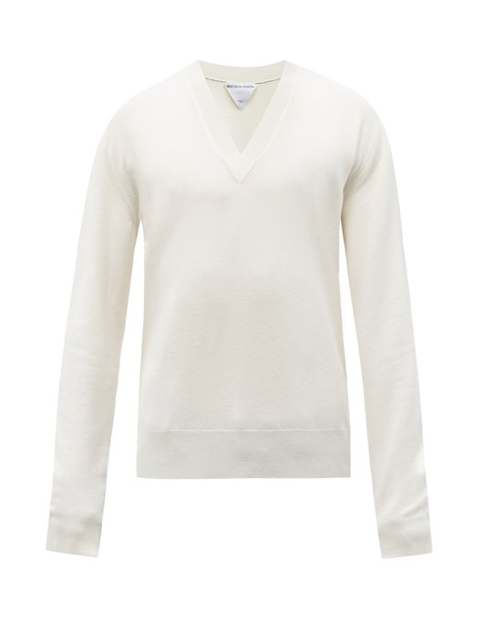 Bottega Veneta V-neck wool-blend sweater