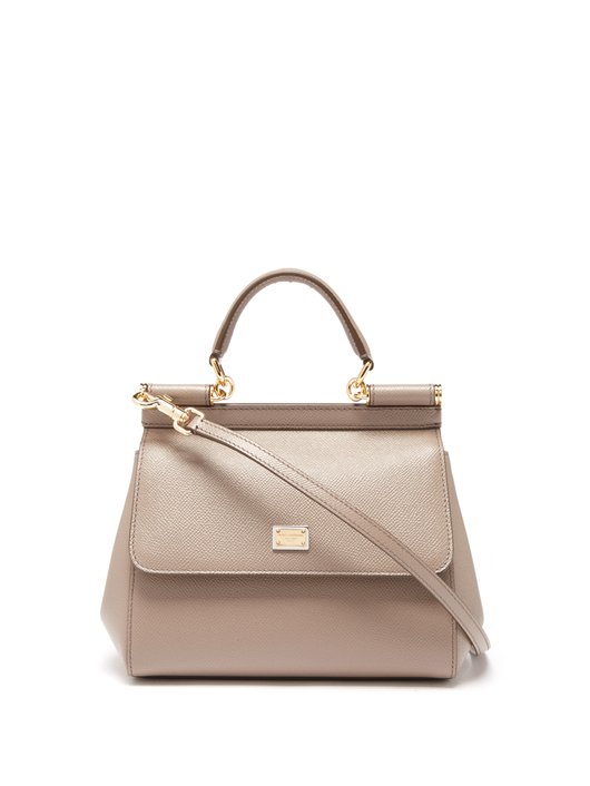 Sicily small grained-leather cross-body bag