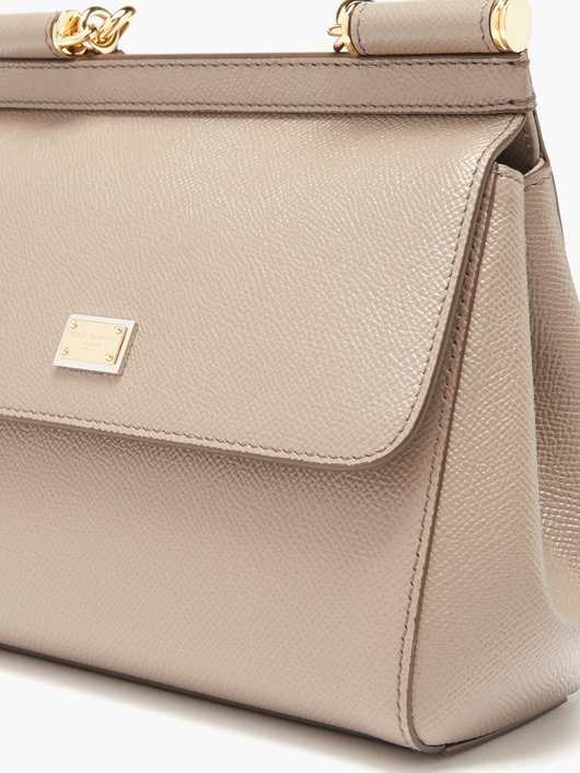 Sicily small grained-leather cross-body bag