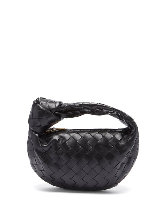 The Jodie mini Intrecciato-leather clutch bag