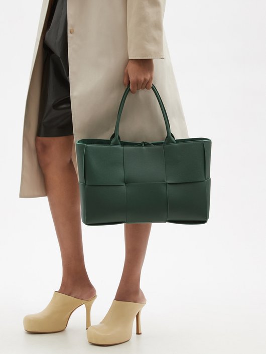 The Arco medium Intrecciato-leather tote bag