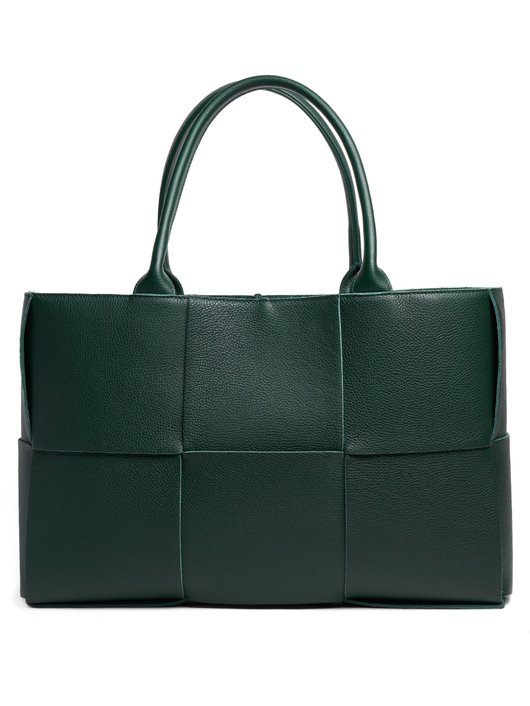 The Arco medium Intrecciato-leather tote bag