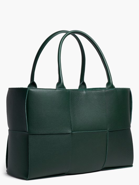 The Arco medium Intrecciato-leather tote bag