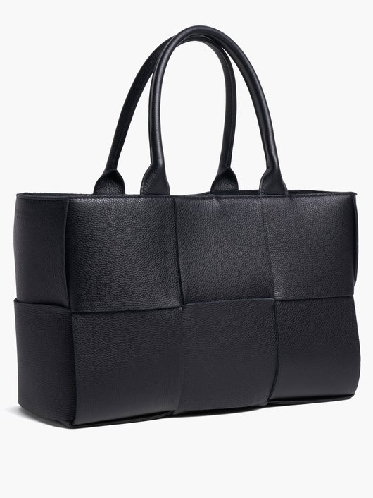 The Arco medium Intrecciato-leather tote bag