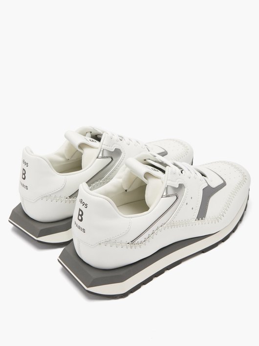 Berluti Fly square-toe leather trainers