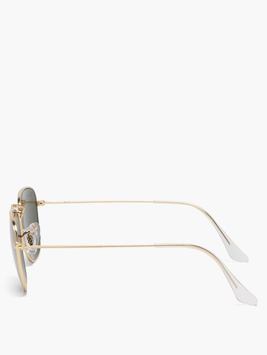 Frank square metal sunglasses