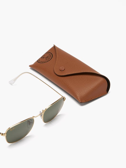 Frank square metal sunglasses