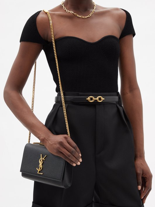 Kate small grained-leather cross-body bag