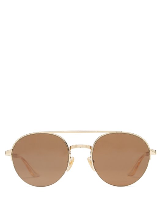 Aviator metal sunglasses