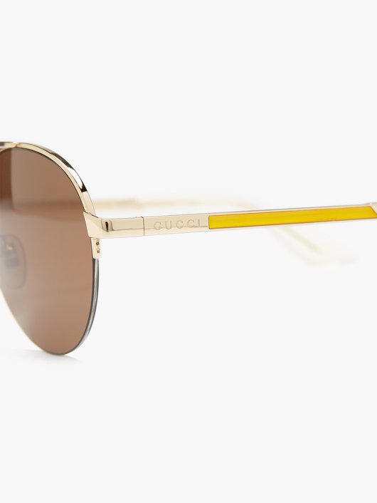 Aviator metal sunglasses