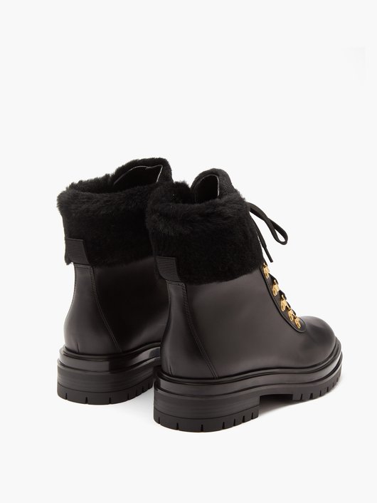 Alaska faux-shearling lined ankle boots