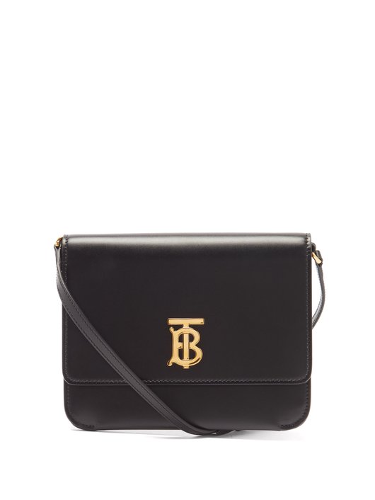 TB mini leather cross-body bag