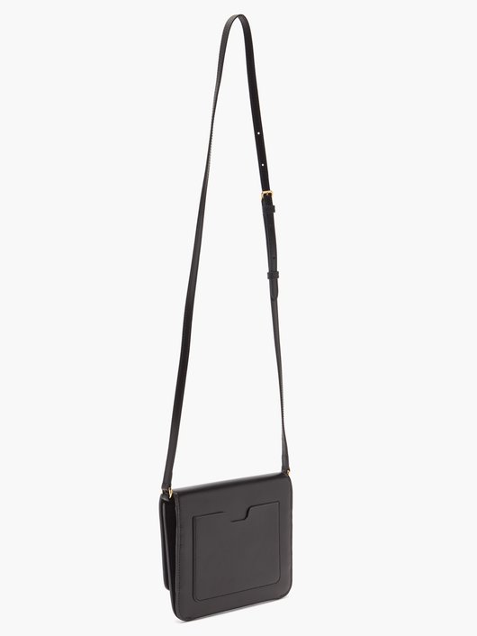 TB mini leather cross-body bag