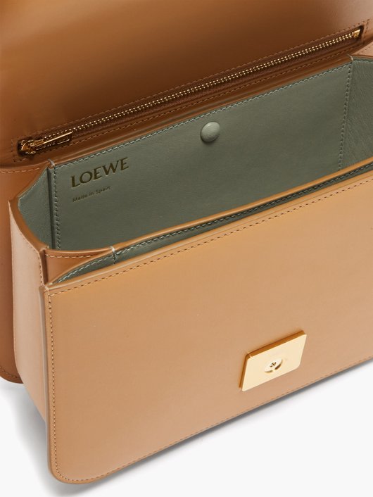 Goya anagram leather shoulder bag