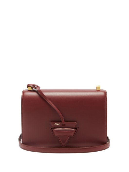 Barcelona leather shoulder bag