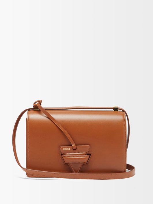 Barcelona leather shoulder bag