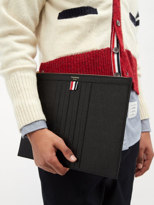 Thom Browne Leather document holder