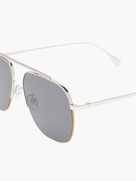 Aviator metal sunglasses