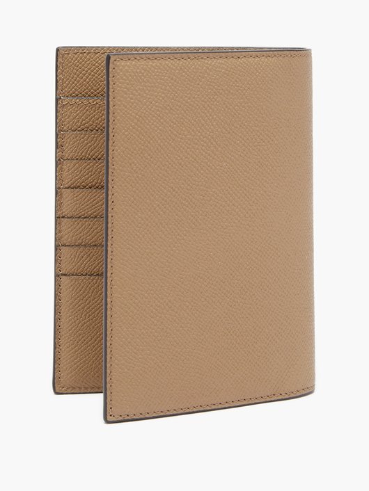 VÍ TOM FORD Foiled-monogram grained-leather passport cover SS2022