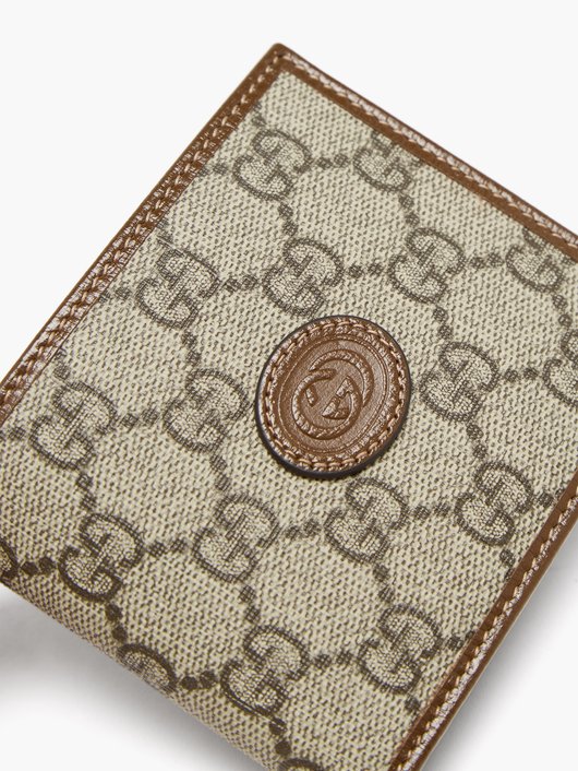 Gucci GG-logo canvas wallet