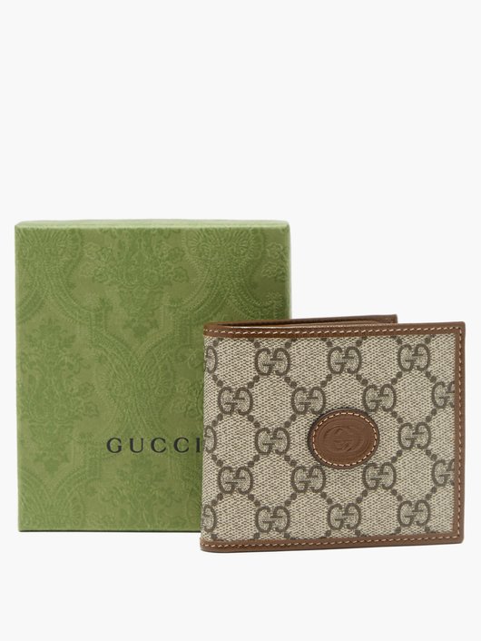 Gucci GG-logo canvas wallet