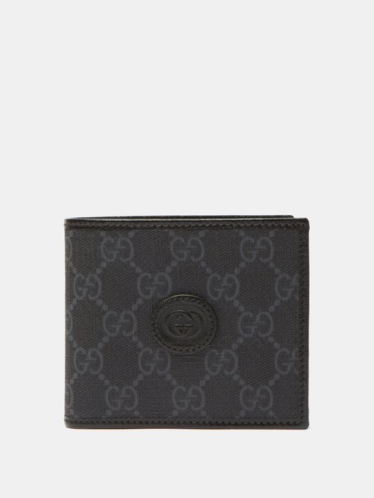 Gucci Interlocking G Supreme canvas wallet