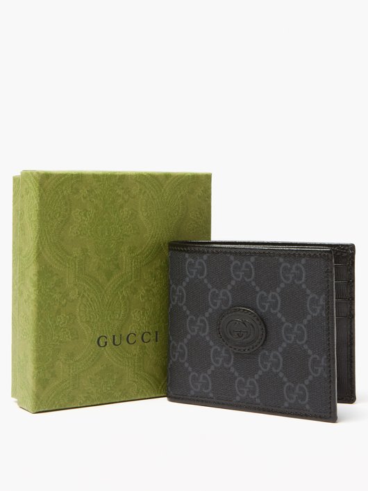 Gucci Interlocking G Supreme canvas wallet