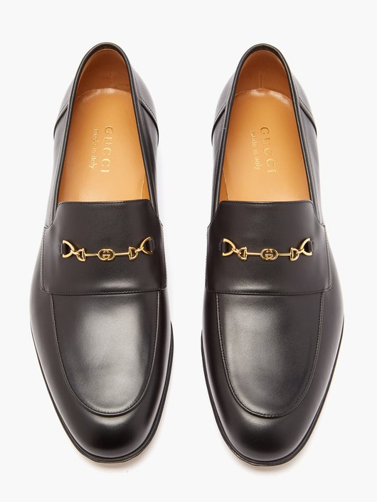 Gucci Ed leather loafers