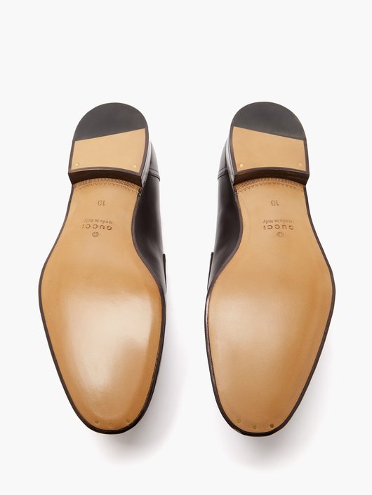 Gucci Ed leather loafers