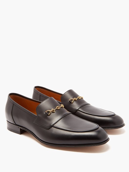 Gucci Ed leather loafers