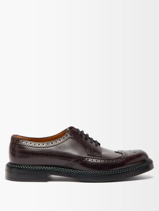 Gucci Henry leather Derby shoes