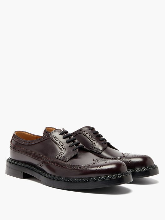 Gucci Henry leather Derby shoes