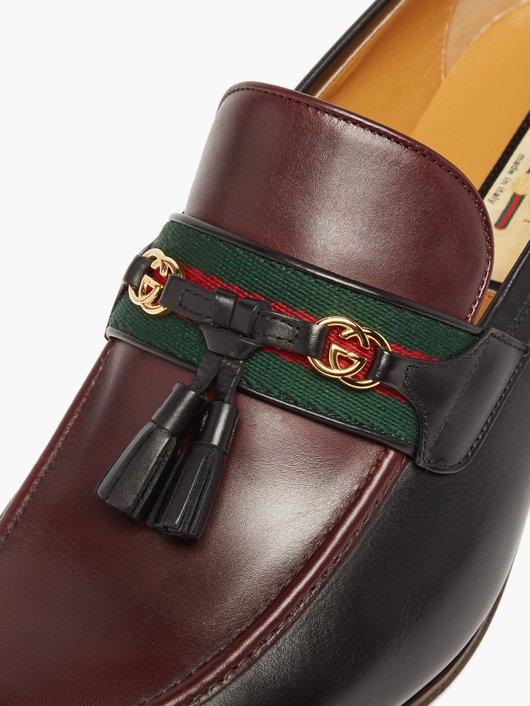 Gucci Bi-colour leather loafers