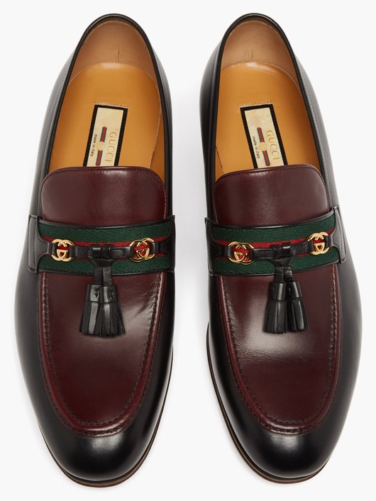 Gucci Bi-colour leather loafers