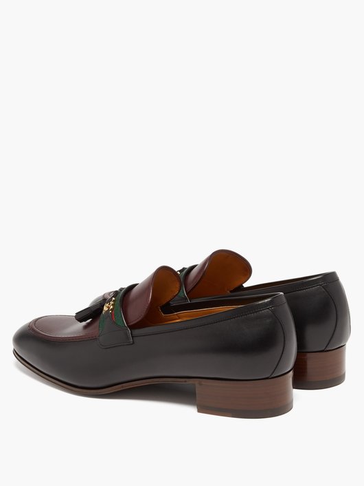 Gucci Bi-colour leather loafers